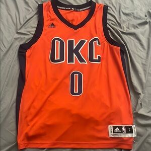 Adidas OKC Basketball Jersey - Orange